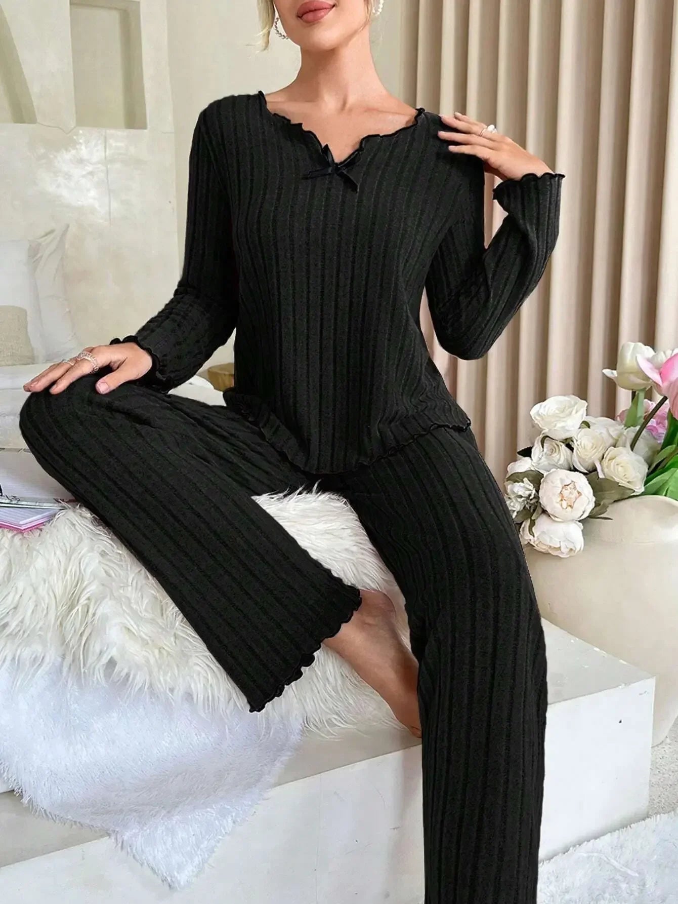 Bella Ribbed Sleepwear