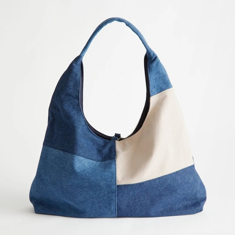 Elva Denim Shoulder Bag