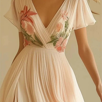 Flora Chiffon Dress
