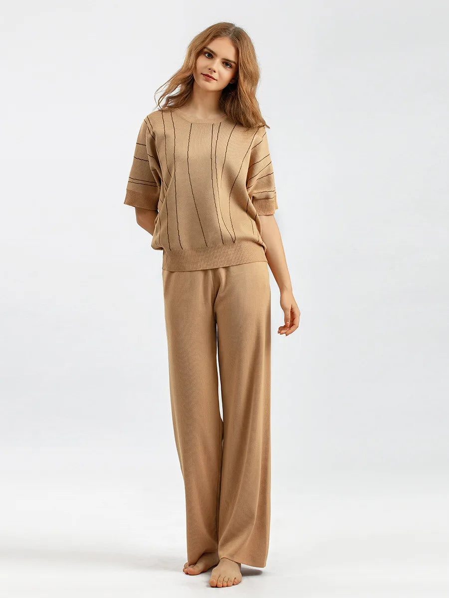Alora Knit 2-Pieces Suit