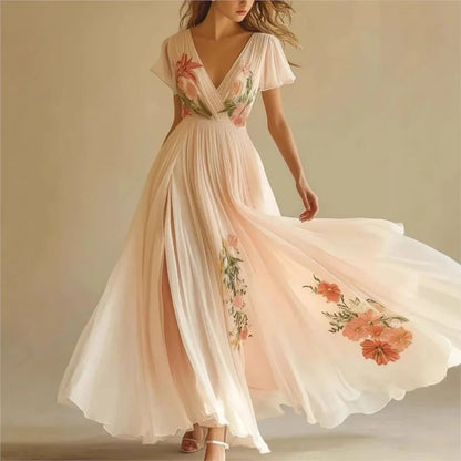Flora Chiffon Dress